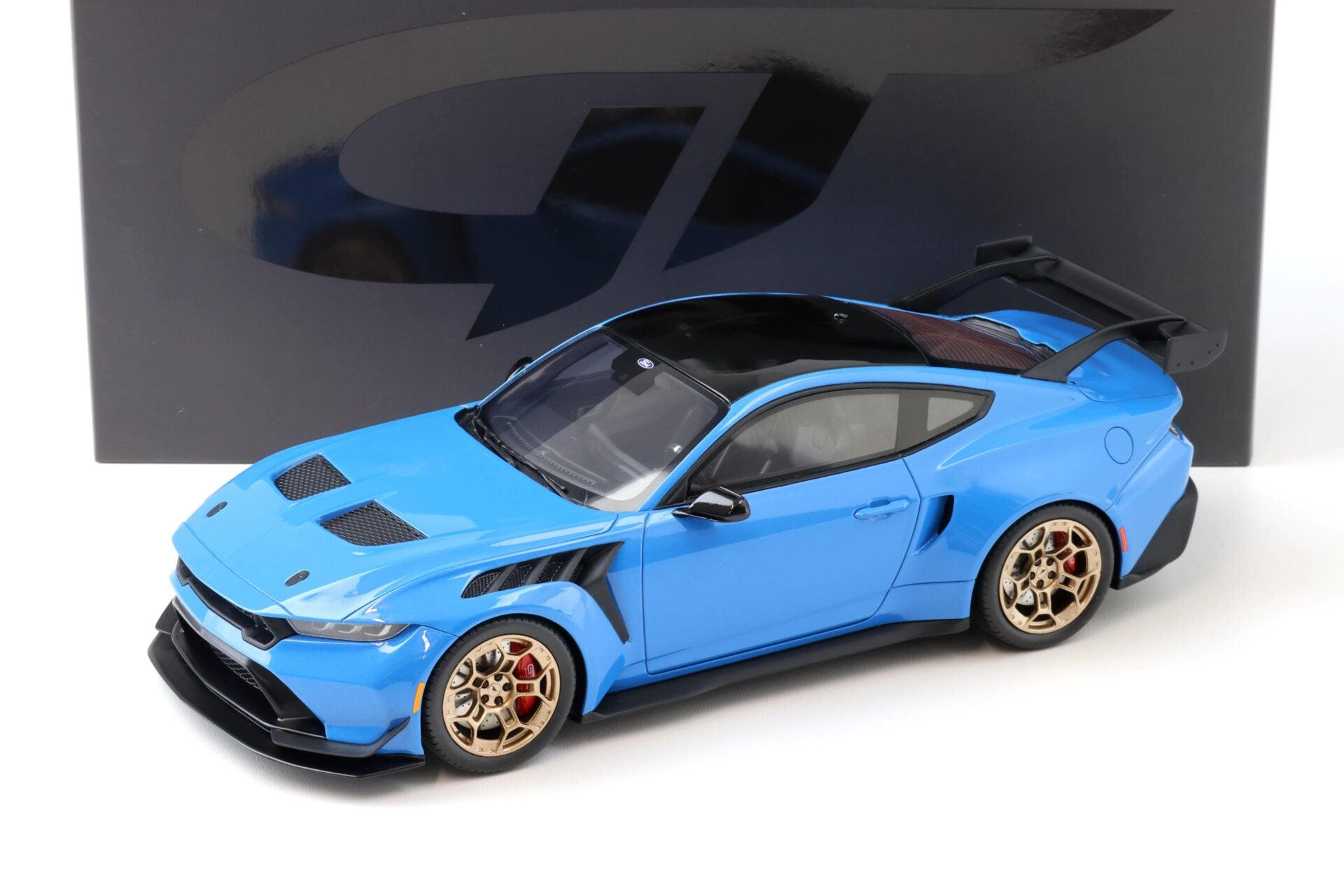 GT Spirit 2024 Ford Mustang GTD Coupe Grabber Blue 1:18 – STM Diecast