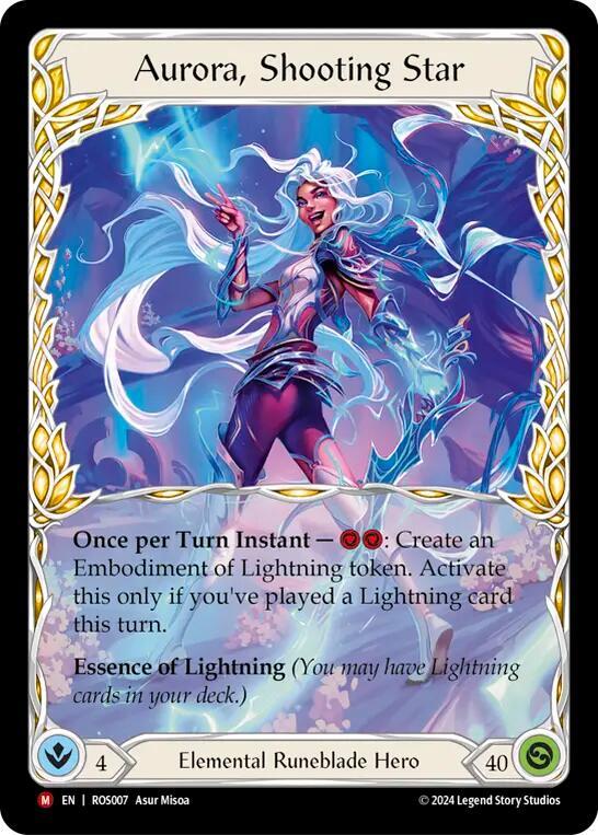 Aurora, Shooting Star - Rosetta - Flesh and Blood TCG - TCGplayer.com