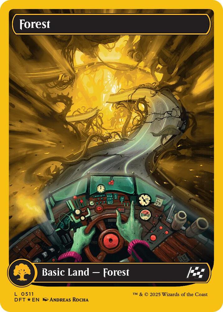 Forest (0511) (First-Place Foil) - Aetherdrift - Magic: The