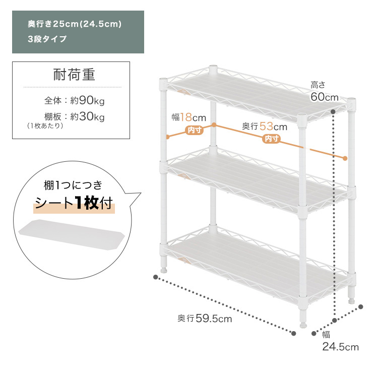 楽天市場】サイズが選べる 屋内 植物 収納 棚 ラック 防錆 防サビ 3段
