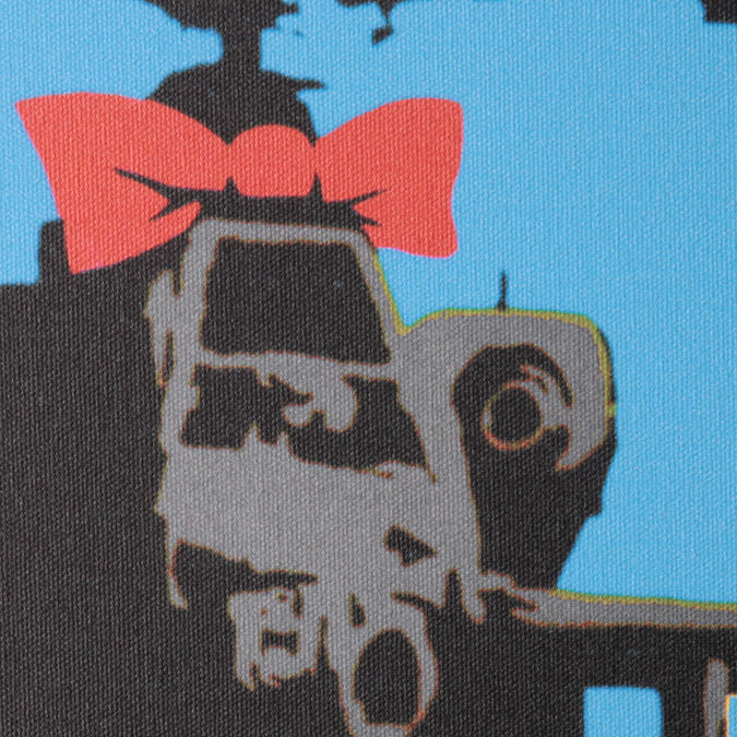 楽天市場】BANKSY CANVAS ART キャンバス アートファブリックパネル