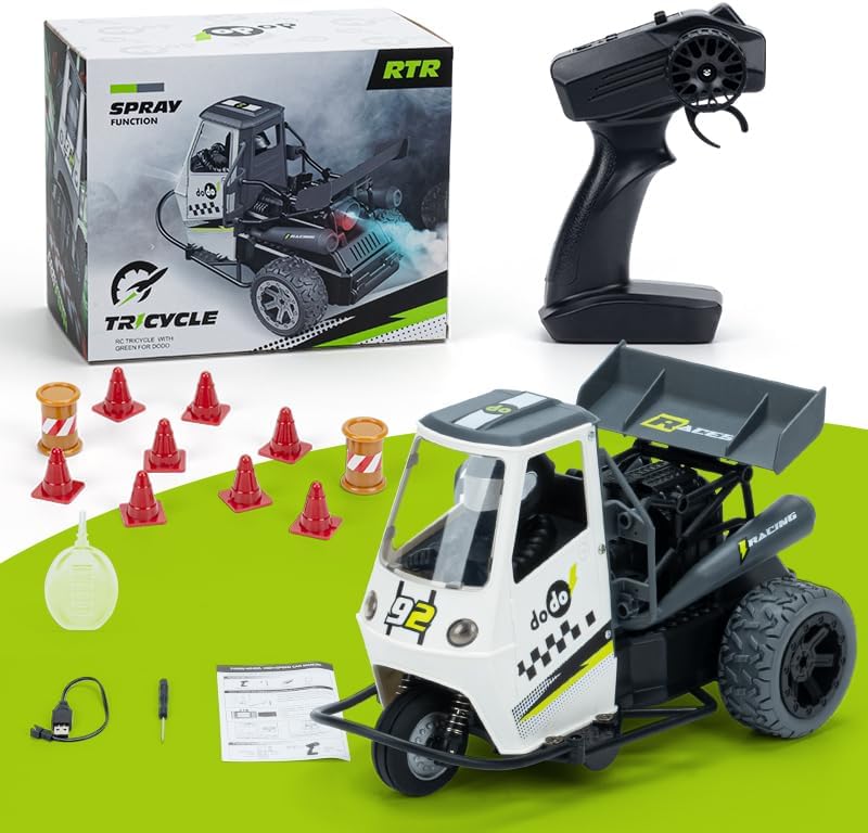 楽天市場】1:16ラジコンカー RCトライク 三輪バイク 電動RCカー 25km/h