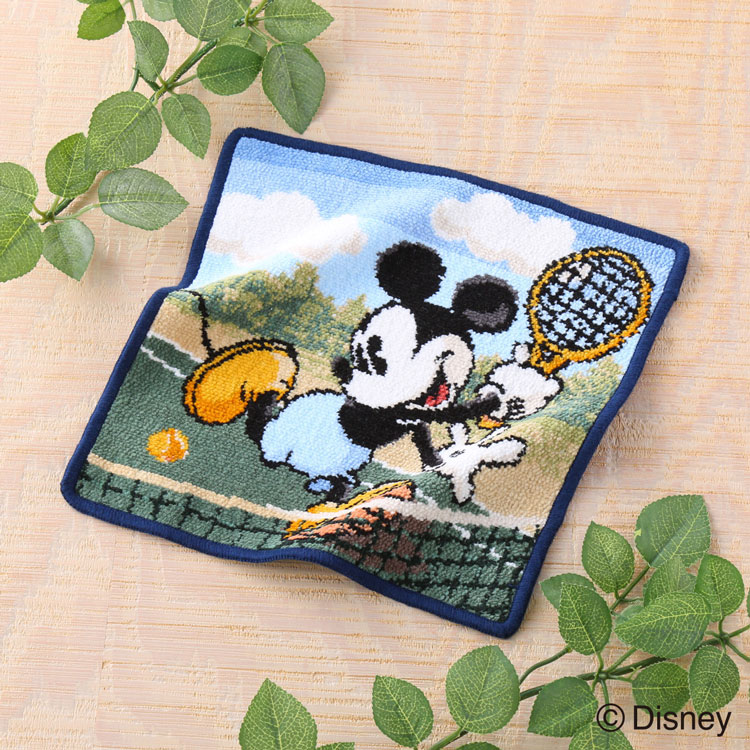 楽天市場】Disney(ディズニー)ミッキーテニス タオルハンカチ 約25