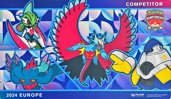 プレイマット『海外/パラドックス(青背景/COMPETITOR/EUROPEロゴ