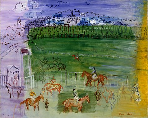 大原美術館：『ドーヴィルの競馬場』デュフィ - 美観地区をお散歩