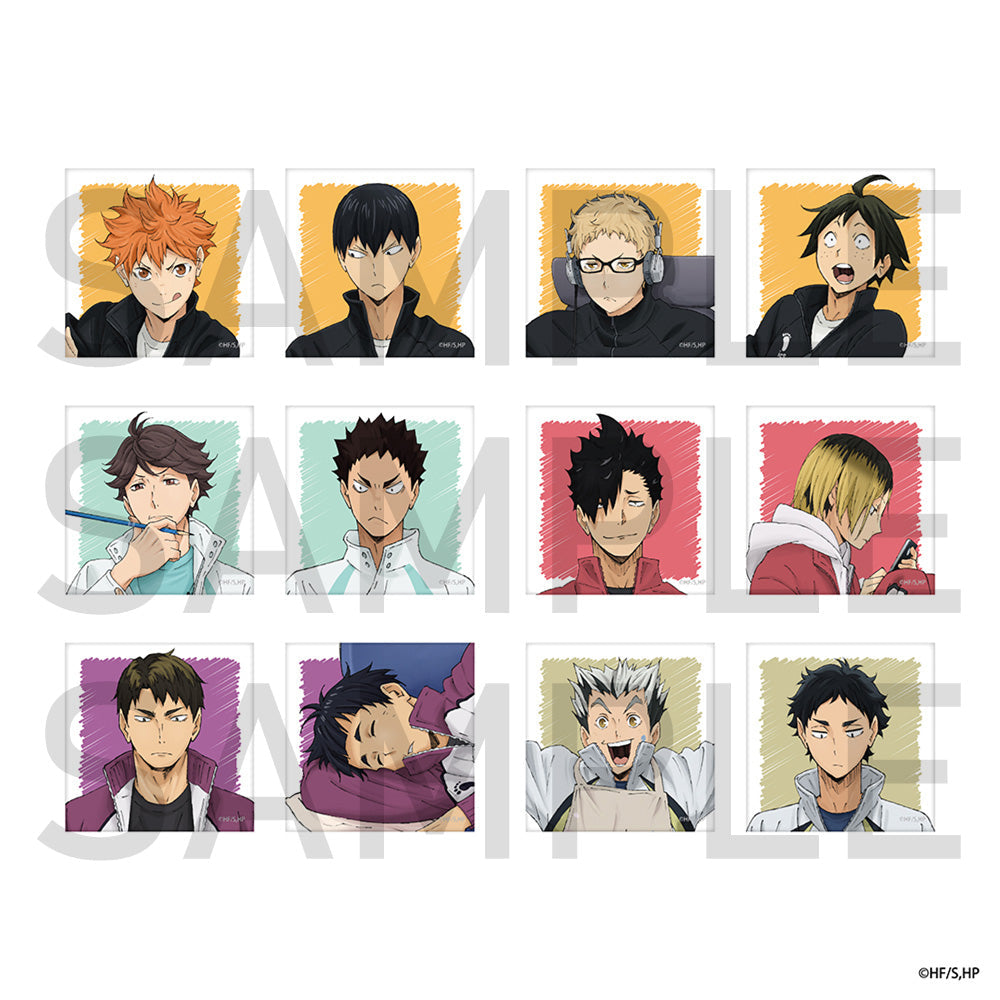 ハイキュー!! スクエア缶バッジセット（制作現場風） 日向・影山 – IG