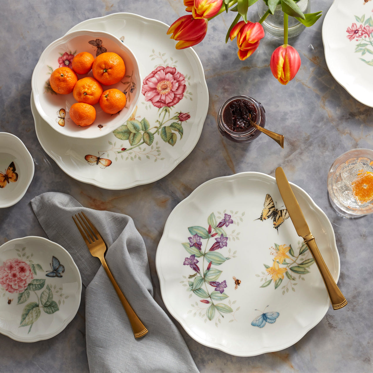 Butterfly Meadow 28-Piece Dinnerware Set – Lenox Corporation