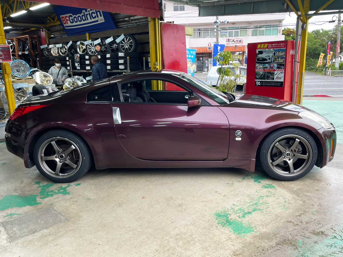 日産 フェアレディZ(Z33) CROSS SPEED CR5 18×9.5J MAXTREK 235/45R18