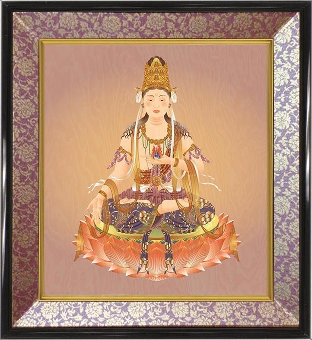 虚空蔵菩薩（色紙額） | 復興菩薩とデジタルアート仏画〜松井光雲