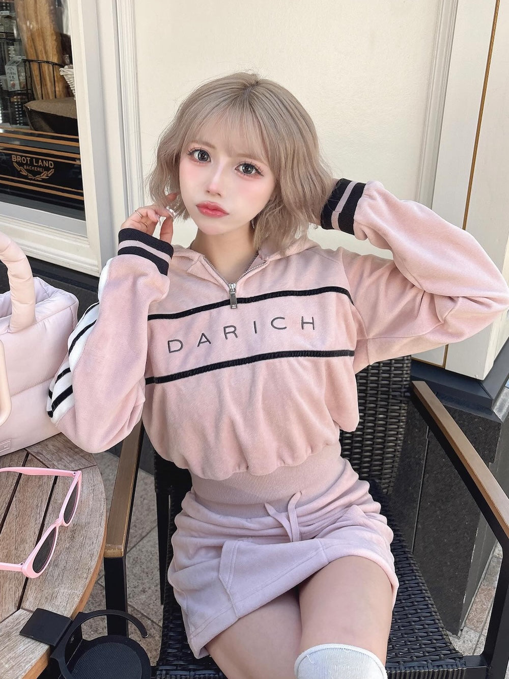 ラインベロアショートフーディ – Darich (ダーリッチ)