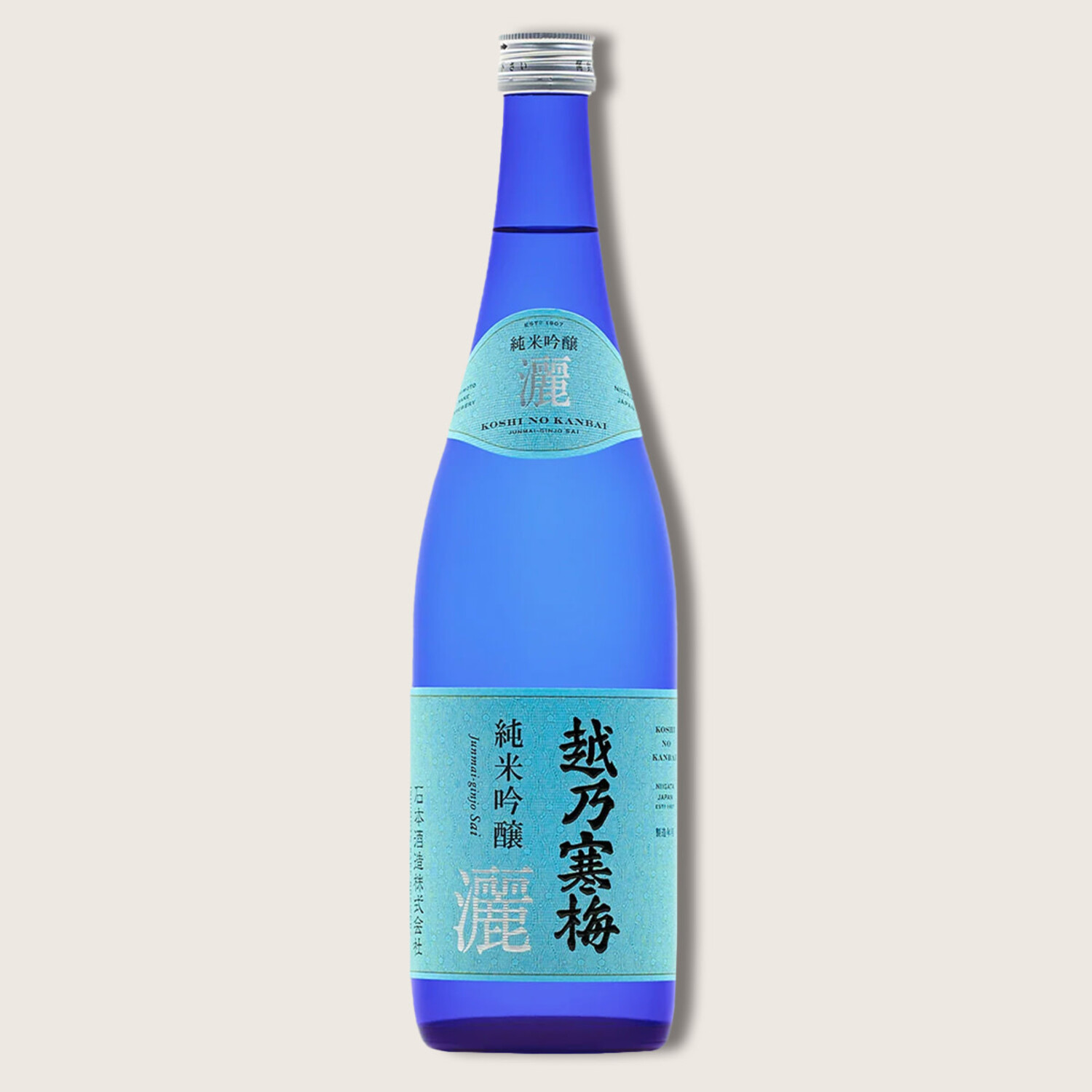 Koshi no Kanbai Sai Blue River Junmai Ginjo Sake 720ml $34 - Uncle