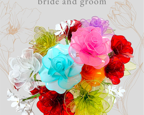 薔薇のオーダー(中サイズ)☆ディップフラワー☆アメリカンフラワー