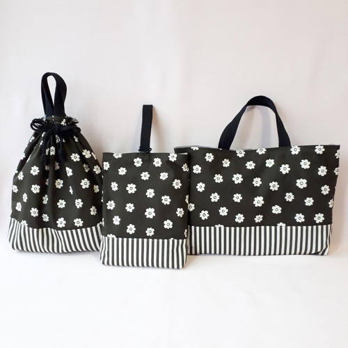 入園入学3点セット レッスンバッグ 上履き入れ 体操服袋 女の子 くすみ