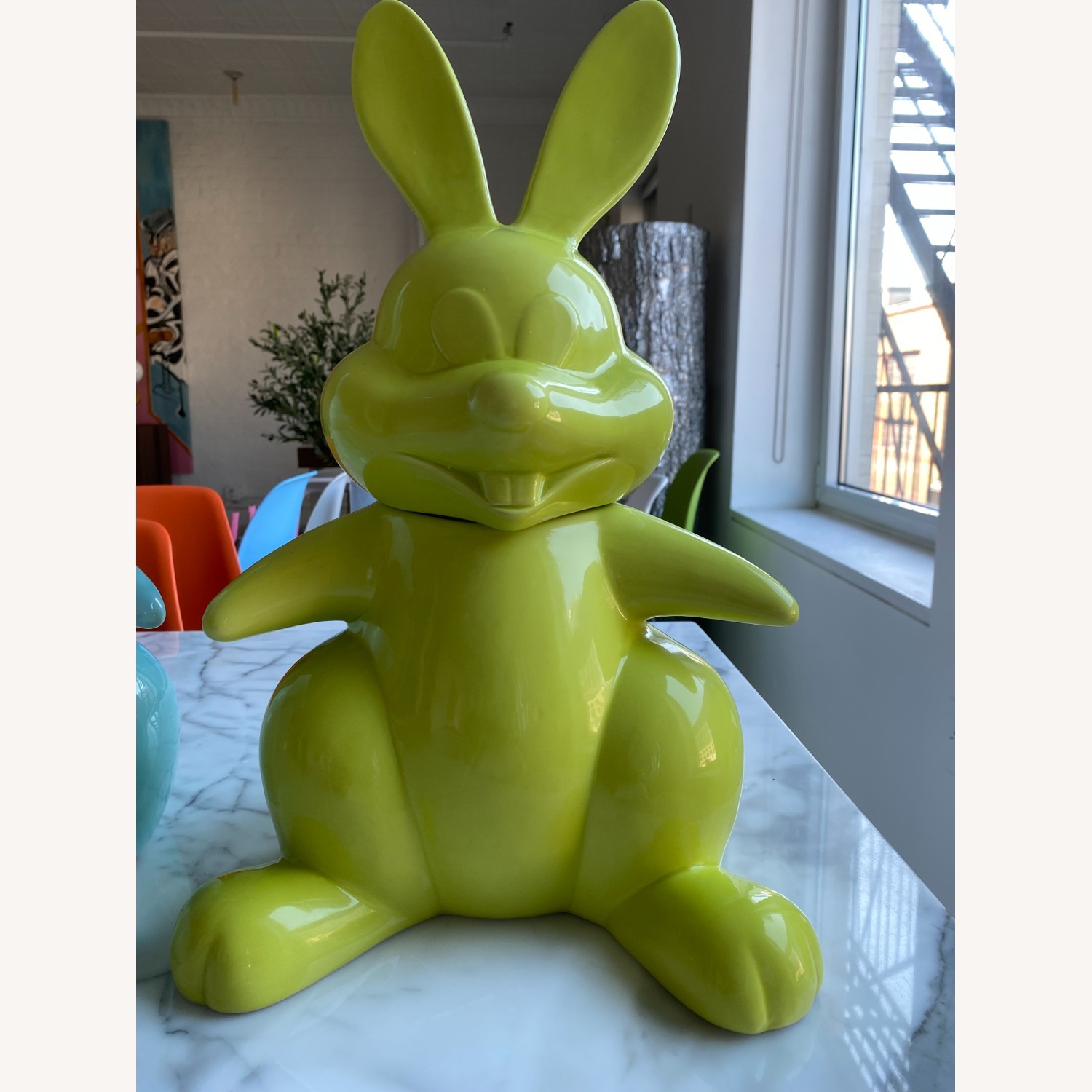 Limited edition Momoyo Torimitsu Bunny cookie jar - AptDeco