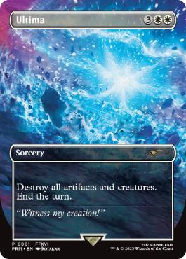 Foil】□ボーダーレス□《古代魔法「アルテマ」/Ultima》(スタンダード