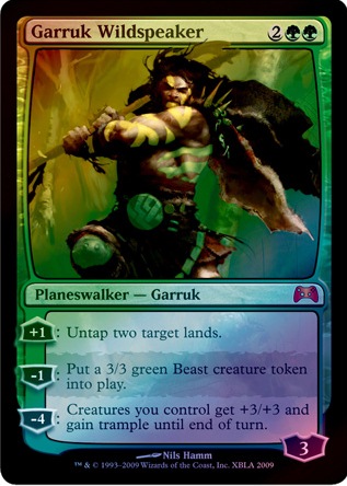 Foil】《野生語りのガラク/Garruk Wildspeaker》(DoP-XBOX)[その他