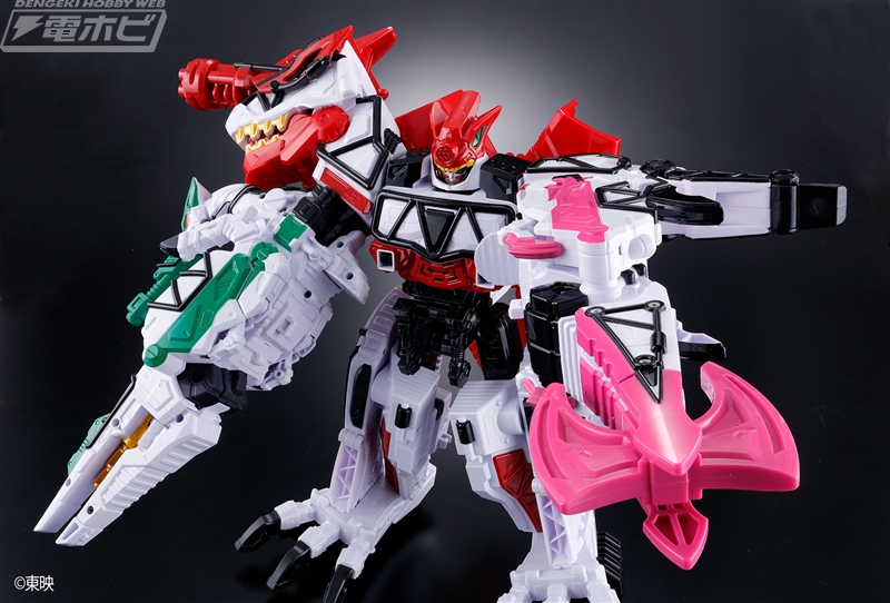 本日配信開始!!!『獣電戦隊キョウリュウジャーブレイブ』より合体ロボ