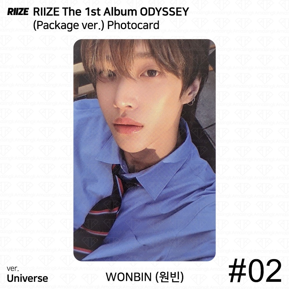 RIIZE The 1st Album ODYSSEY Package ver. Official Photocard WONBIN