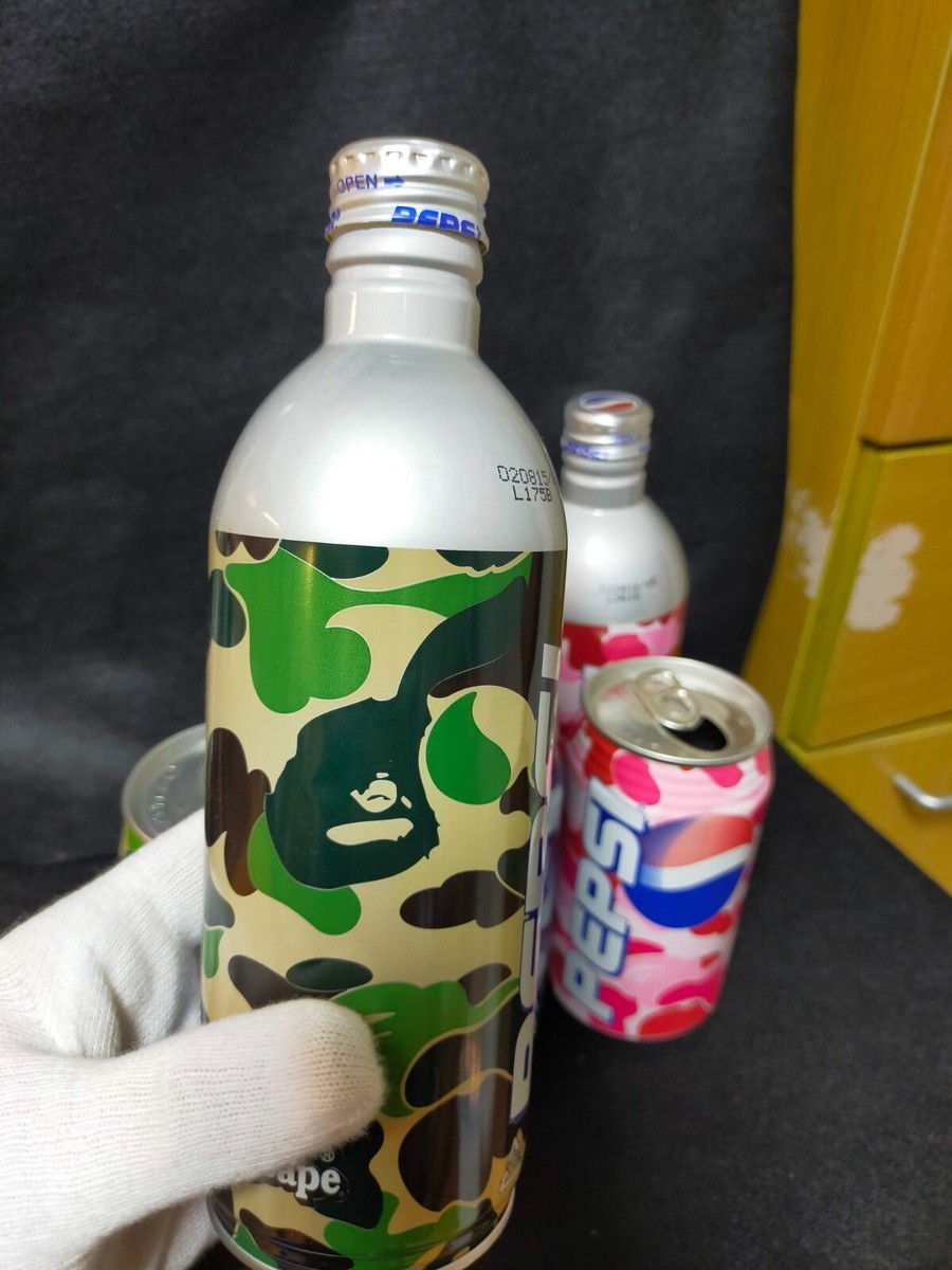New A Bathing Ape x Pepsi Unopend Can Bottle complete set of 6