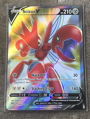 SCIZOR V 183/189 Ultra Rare Holo Darkness Ablaze Pokemon NM | eBay