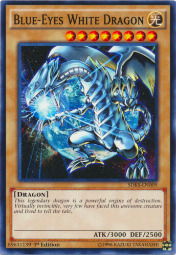 Yu-Gi-Oh Blue-Eyes White Dragon KA-05 Common English Normal Yugioh
