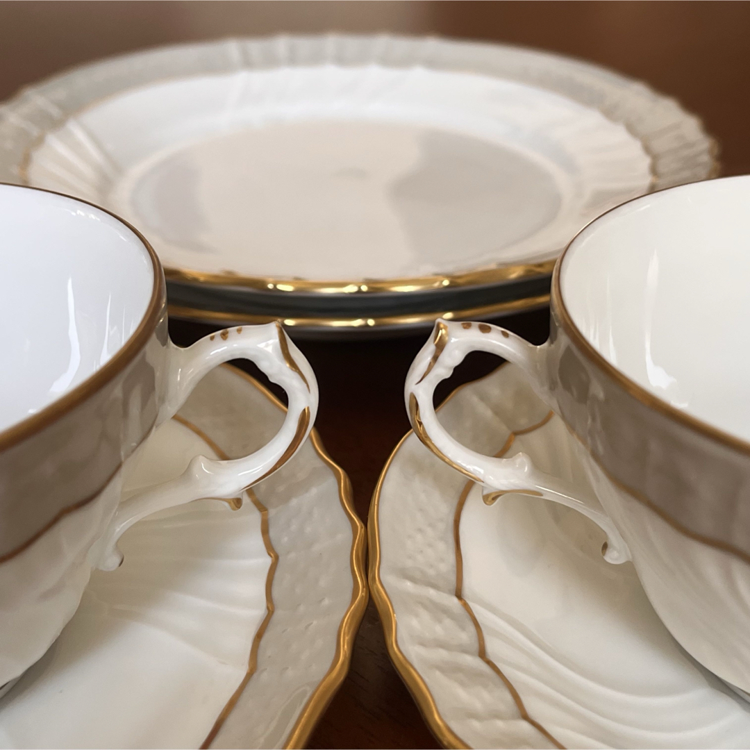 リチャードジノリ☆ベッキオグレース☆テーブルセット3点