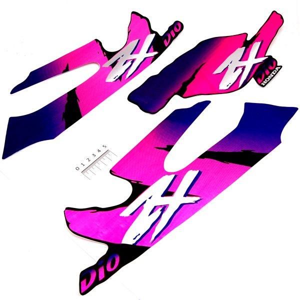 Webike | ヒロチー HIROCHI DIO ZX ステッカー DIO [ディオ] ZX AF28