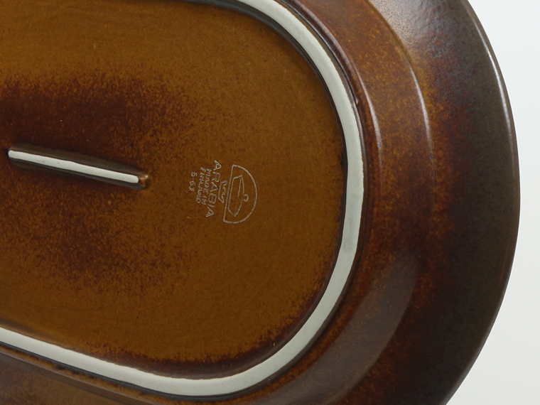 ARABIA/アラビア Ruska/ルスカ オーバルプレート36cm 009|北欧