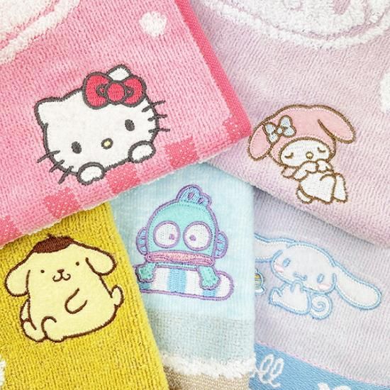 サンリオ ハンギョドン ウォッシュタオル(マリン) Sanrio