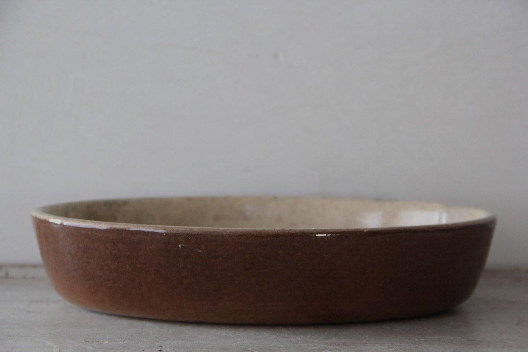 フランスアンティーク | オーバルオーブン皿 - L'atelier Brocante