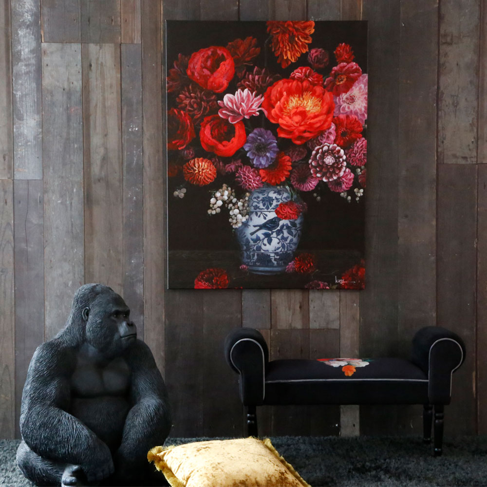 廃番】フラワーエクスプロージョン 120x90 cm タッチドピクチャー