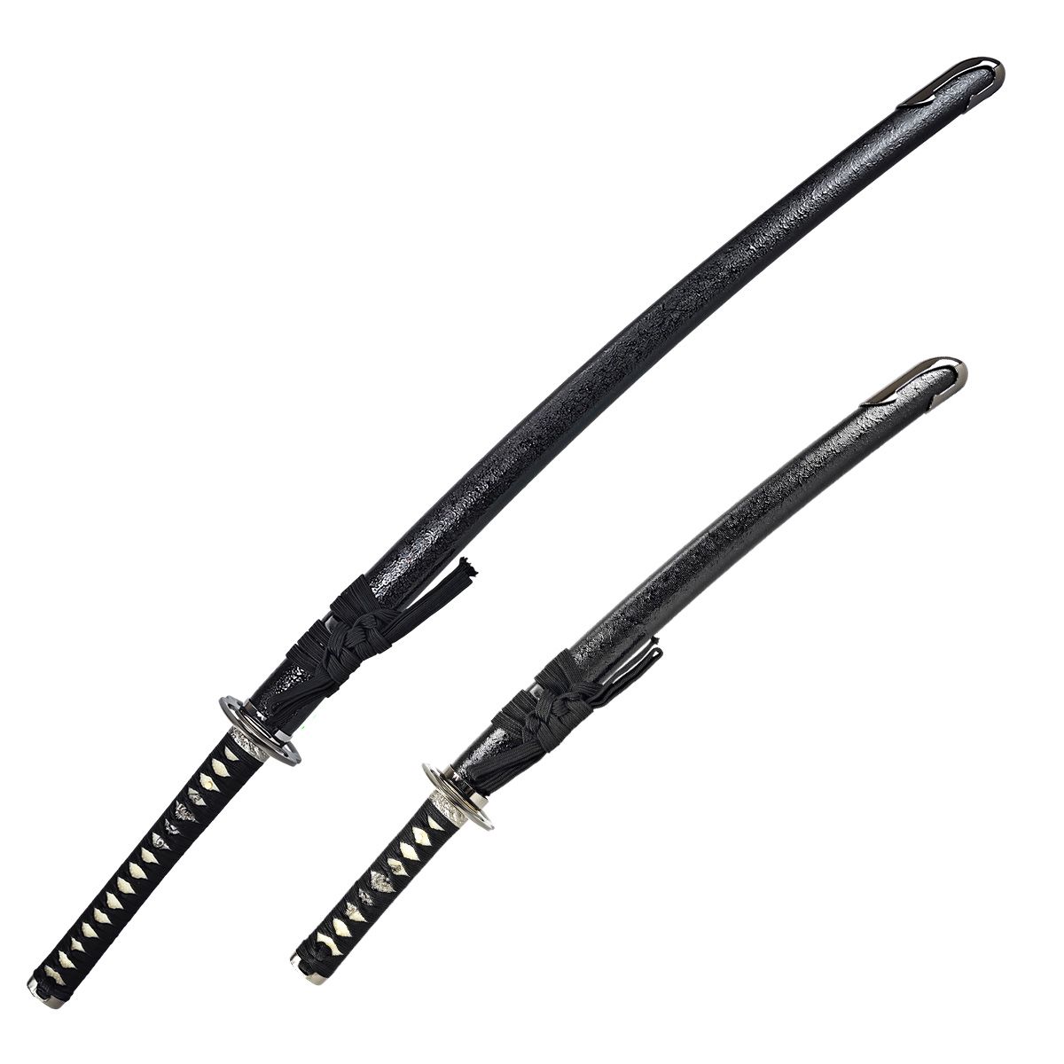 宮本武蔵二刀流 海鼠鍔 大小セット 模造刀｜【公式】模造刀・居合刀の