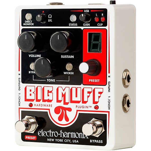 Electro-Harmonix Big Muff Pi Hardware Plugiin Harmonic Distortion