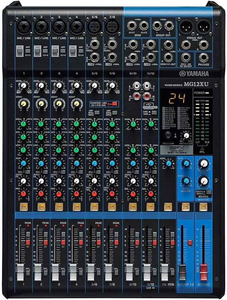 Amazon | YAMAHA (ヤマハ) アナログミキサー MG12XU アナログミキサー