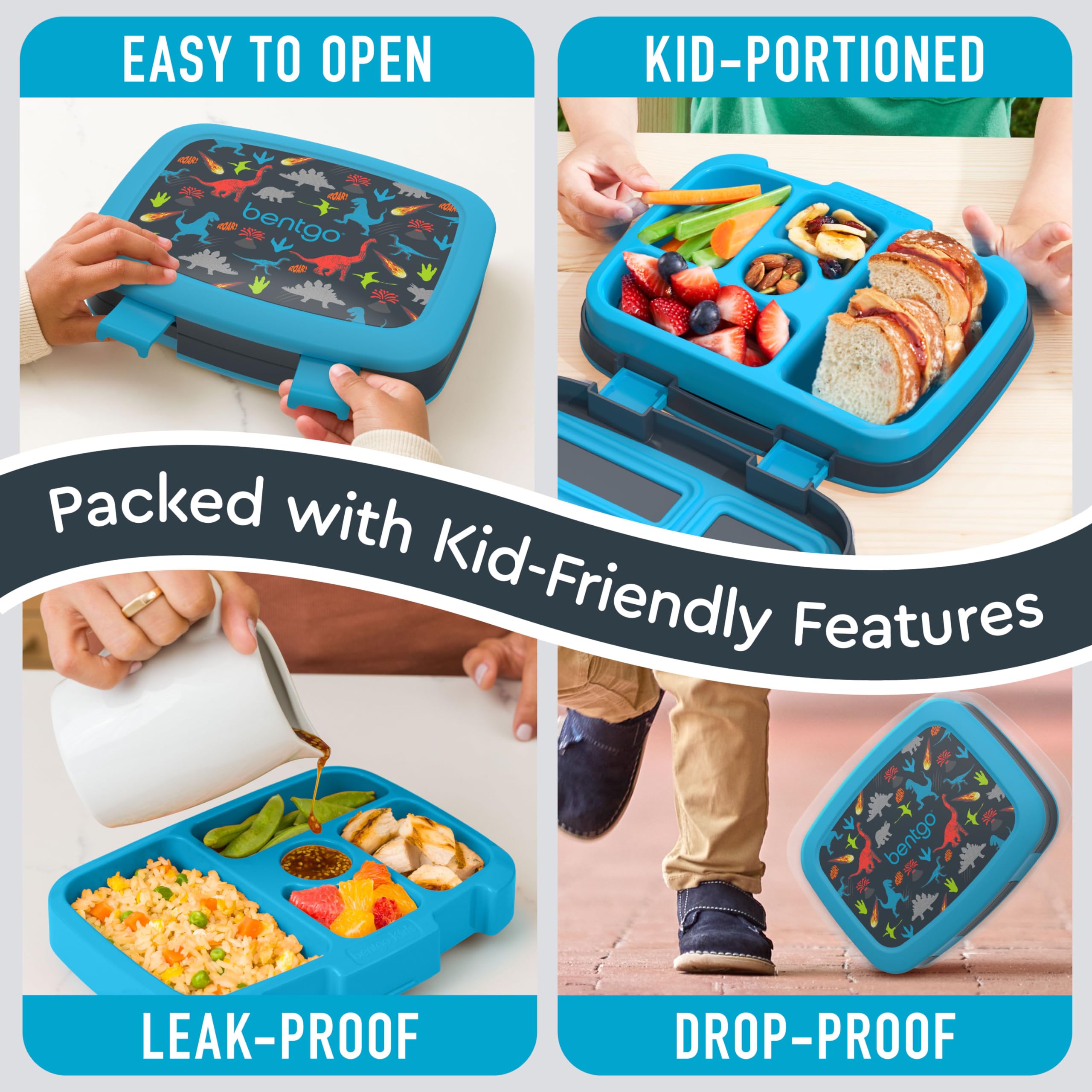 Amazon｜Bentgo(ベントゴー) 子ども用ランチボックス キッズプリント