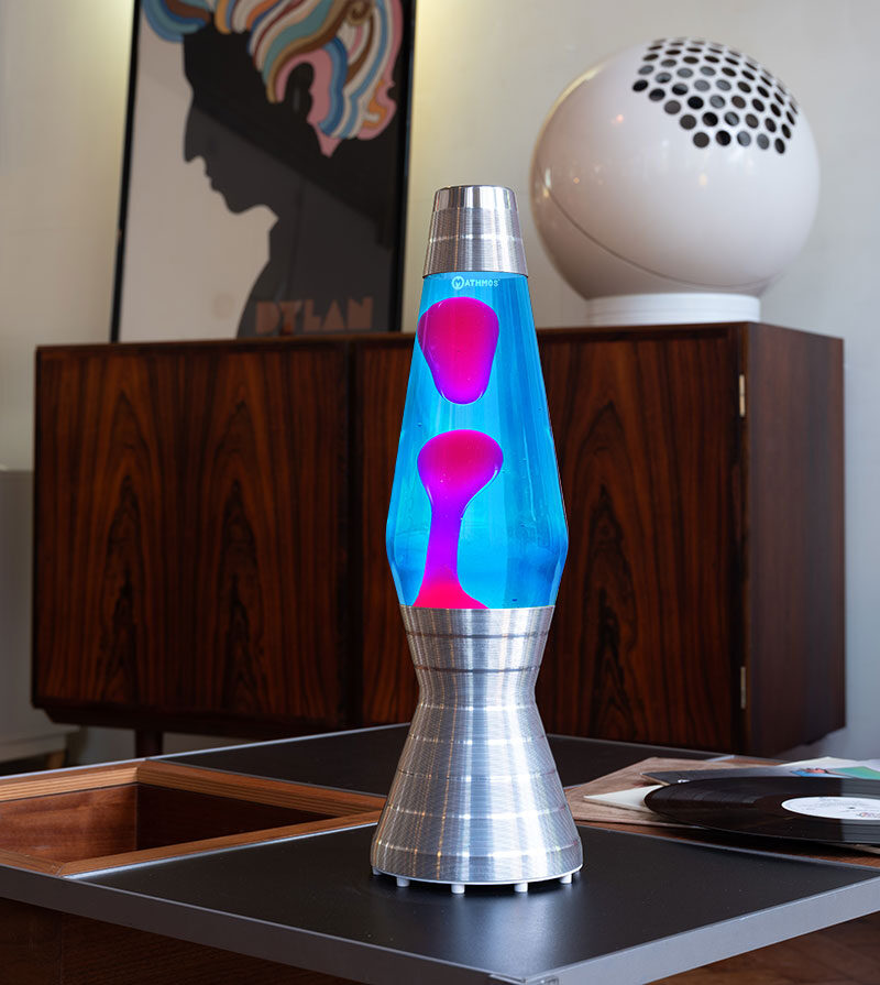 Blue Lava Lamps by Mathmos - Blue Light