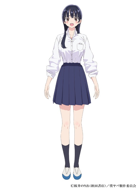 山田杏奈（CV：羊宮妃那）。スタイル抜群の美少女で、モデルとしても