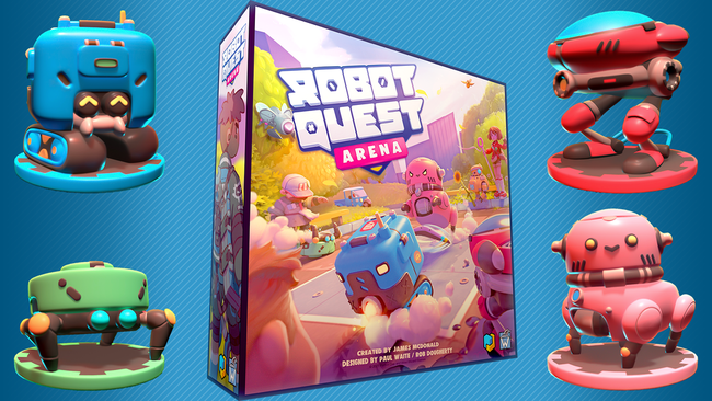 ボードゲームの王道、デッキビルディングゲームが登場！【Robot Quest