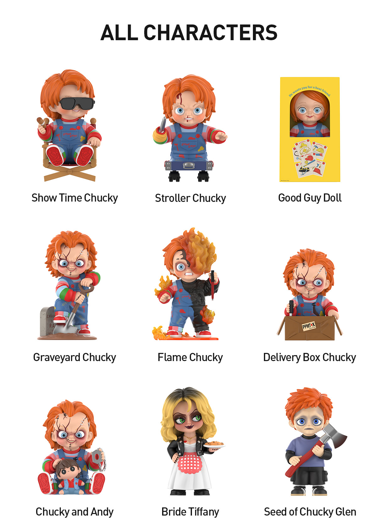 POP NOW:Chucky Franchise Series Figures - POP MART (United States)