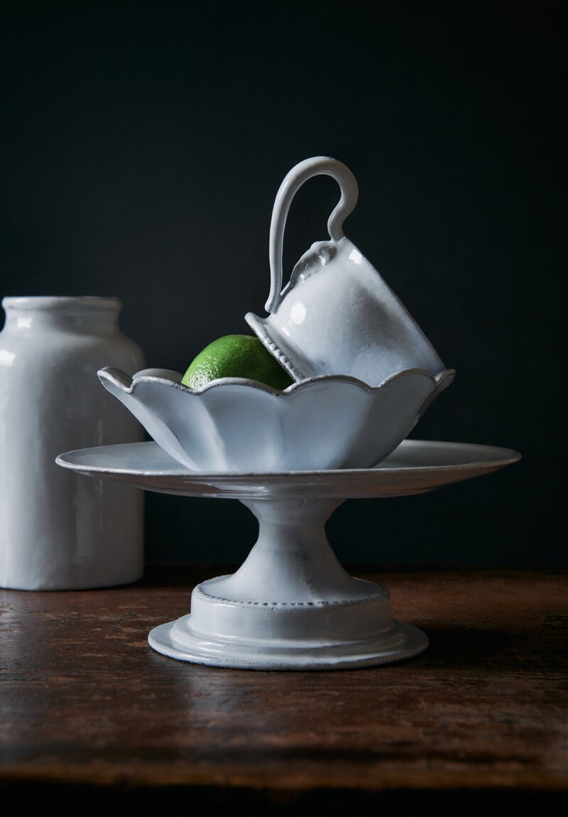 Astier de Villatte Small Marguerite Fruit Bowl in White | Santa Fe