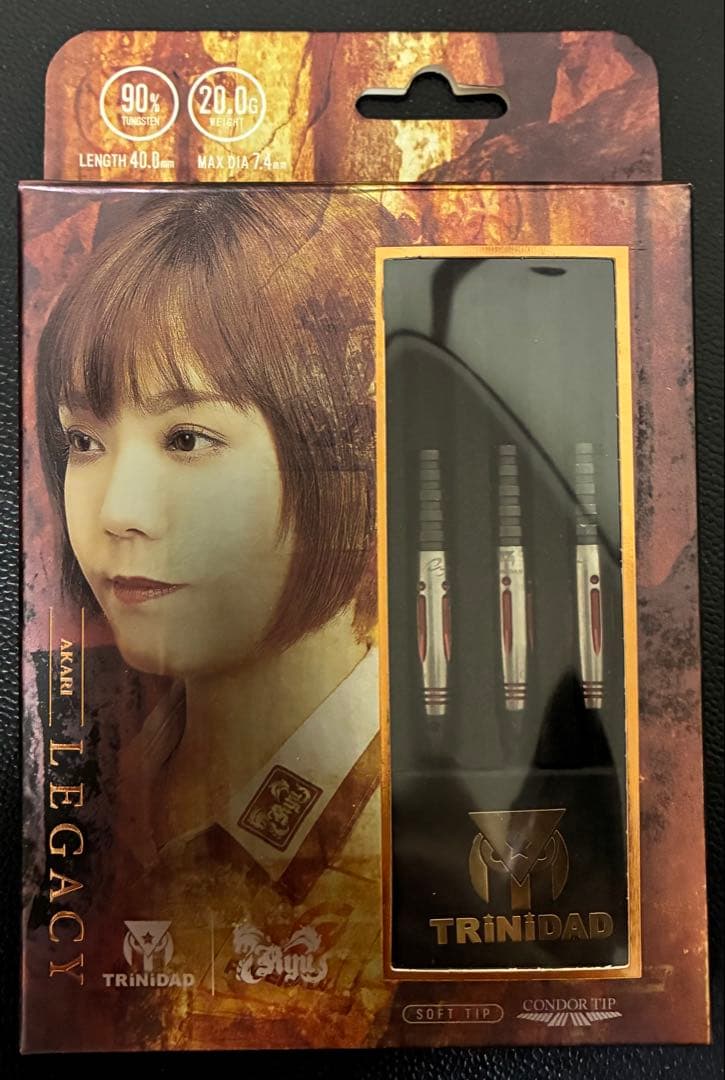 TRiNiDAD×Ryu AKARI LEGACY 大城明香利選手モデル ダーツ バレル TRiNiDAD × Ryu AKARI LEGACY 大城明香利 選手モデル