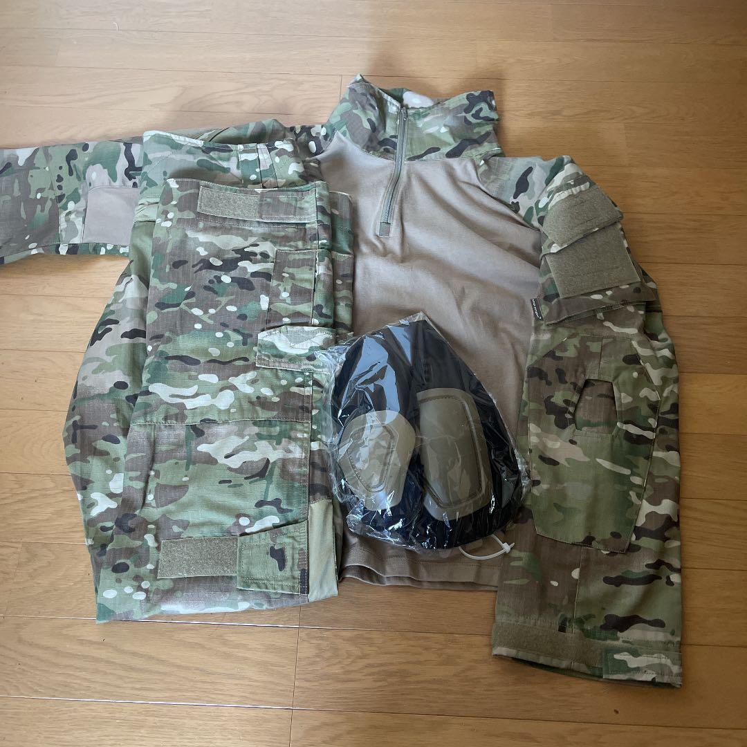 サバゲー装備(服)上下＆関節部に入れるパッド付き Amazon.co.jp: [Howasuto] ホワスト サバゲ― 迷彩服 上下セット