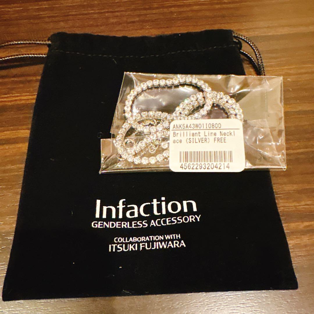 Infaction 藤原樹 Brilliant Line Necklace アクセサリーブランド「Infaction」と藤原樹(THE RAMPAGE)デザイン