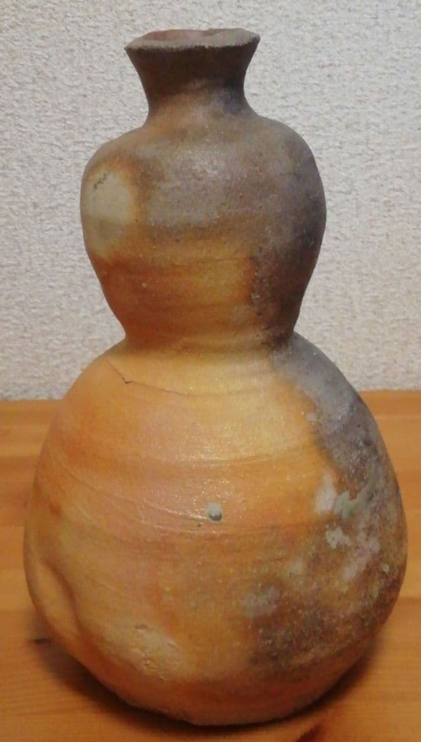 今井康人作 伊賀焼 瓢 花入 共箱 略歴付 花瓶 - メルカリ