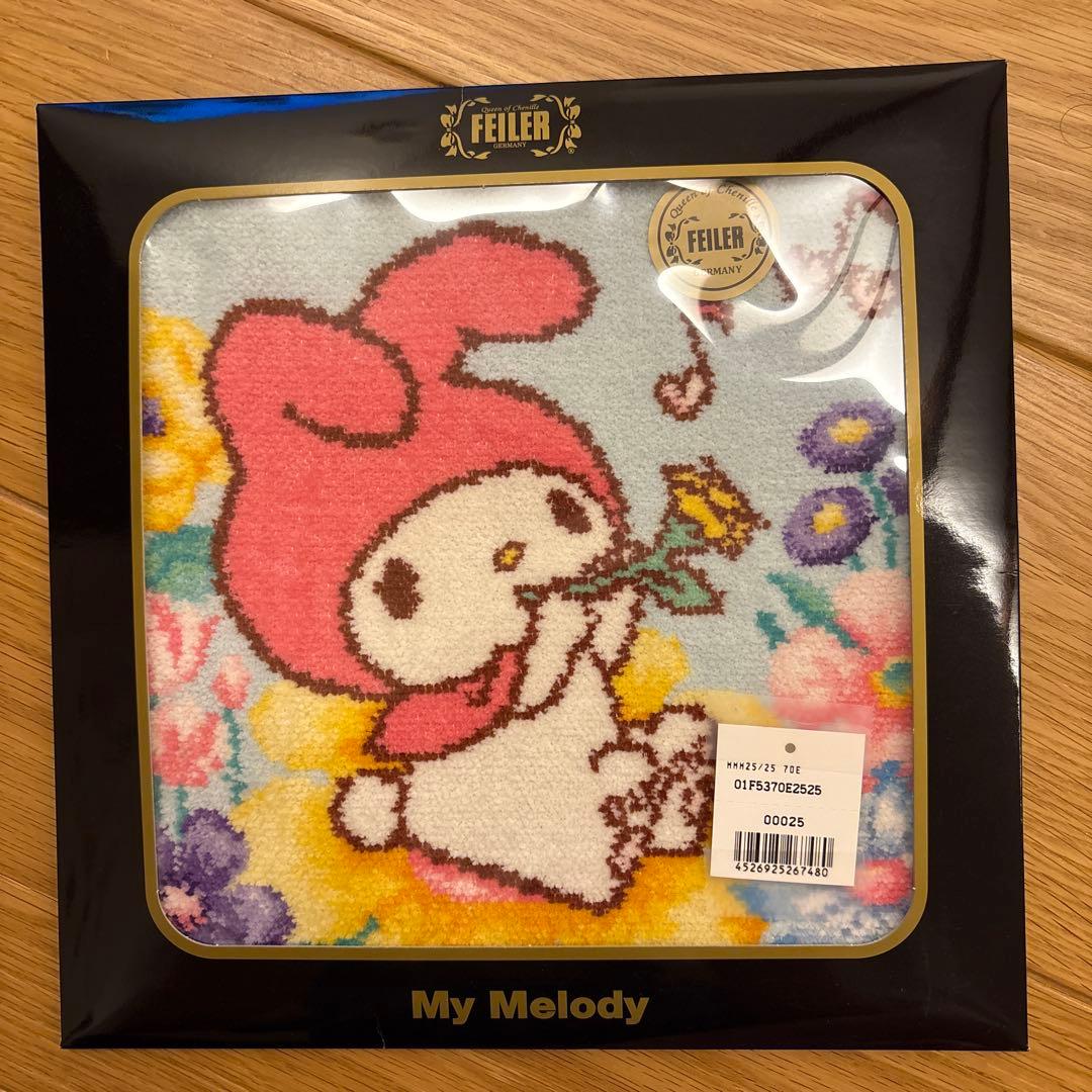 FEILER × My Melody タオルハンカチ FEILER×Sanrio (フェイラー×サンリオ) タオルハンカチ My Melody×LAURA