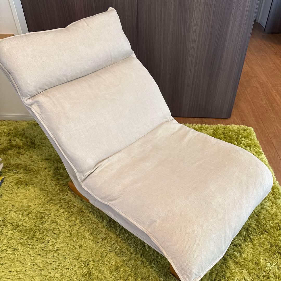 【美品】無印良品　リクライニングソファ　1人掛け リクライニング フロアソファ 1シーター ブラウン | 無印良品