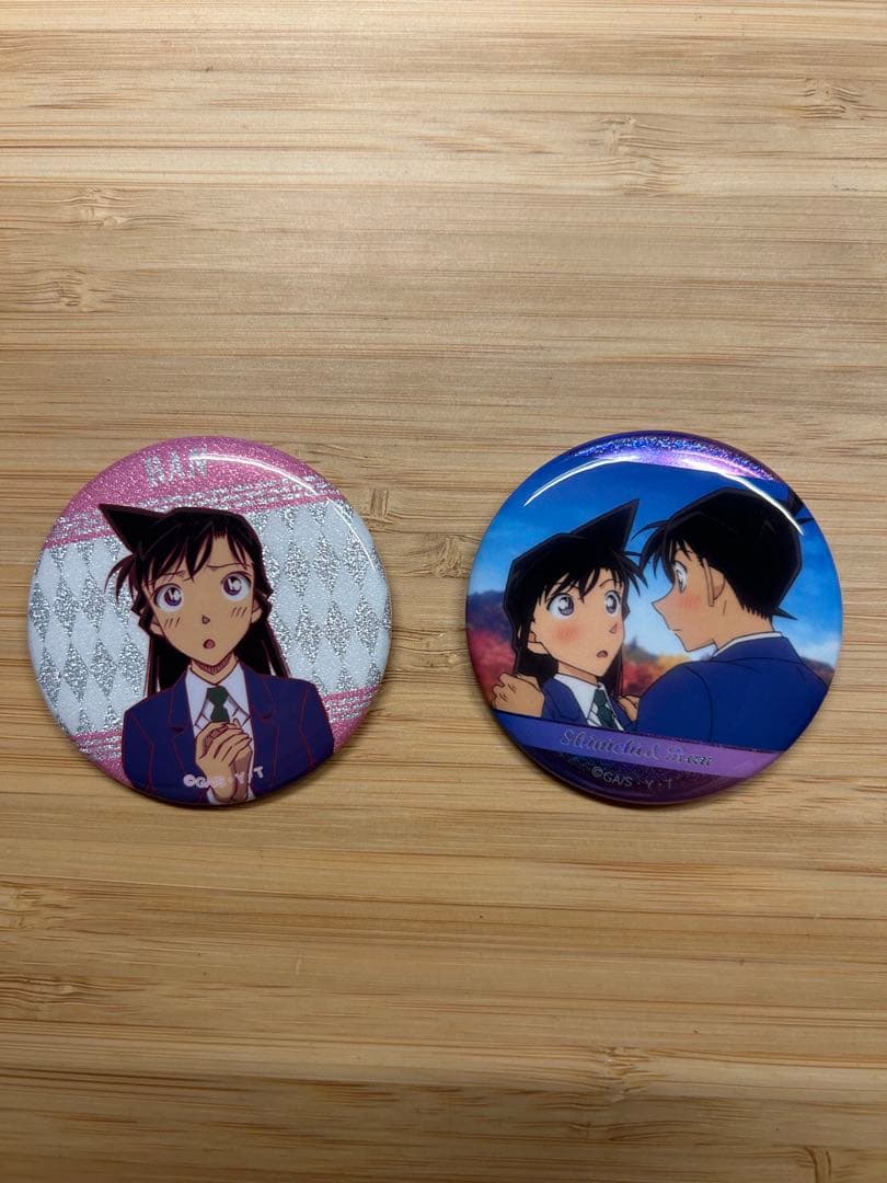 名探偵コナン 場面写トレーディングホログラム缶バッジ 工藤新一 毛利