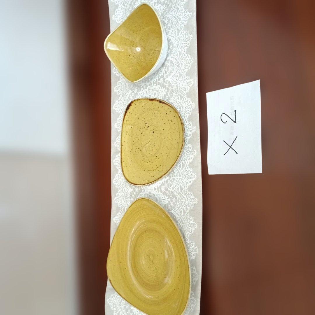 アシンメトリック陶器ボウルセット 2個 377315.jpg