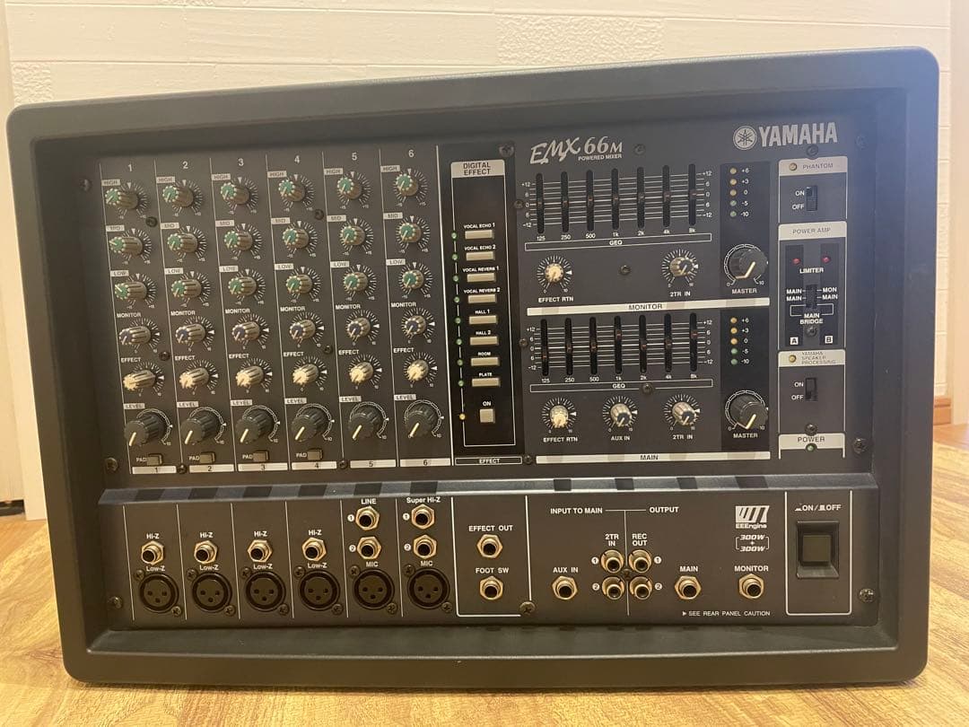 YAMAHA EMX66M パワードミキサー 動作品 EMX66M｜YAMAHA（ミキサー）｜音響機器、プロジェクター、モニター