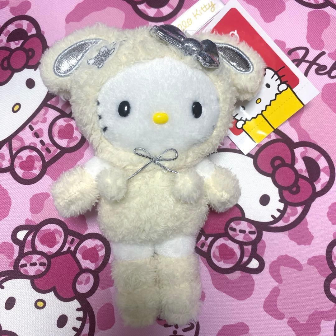 ハローキティ展 限定 雪うさぎ 京都 限定 ぬいぐるみ マスコット 50